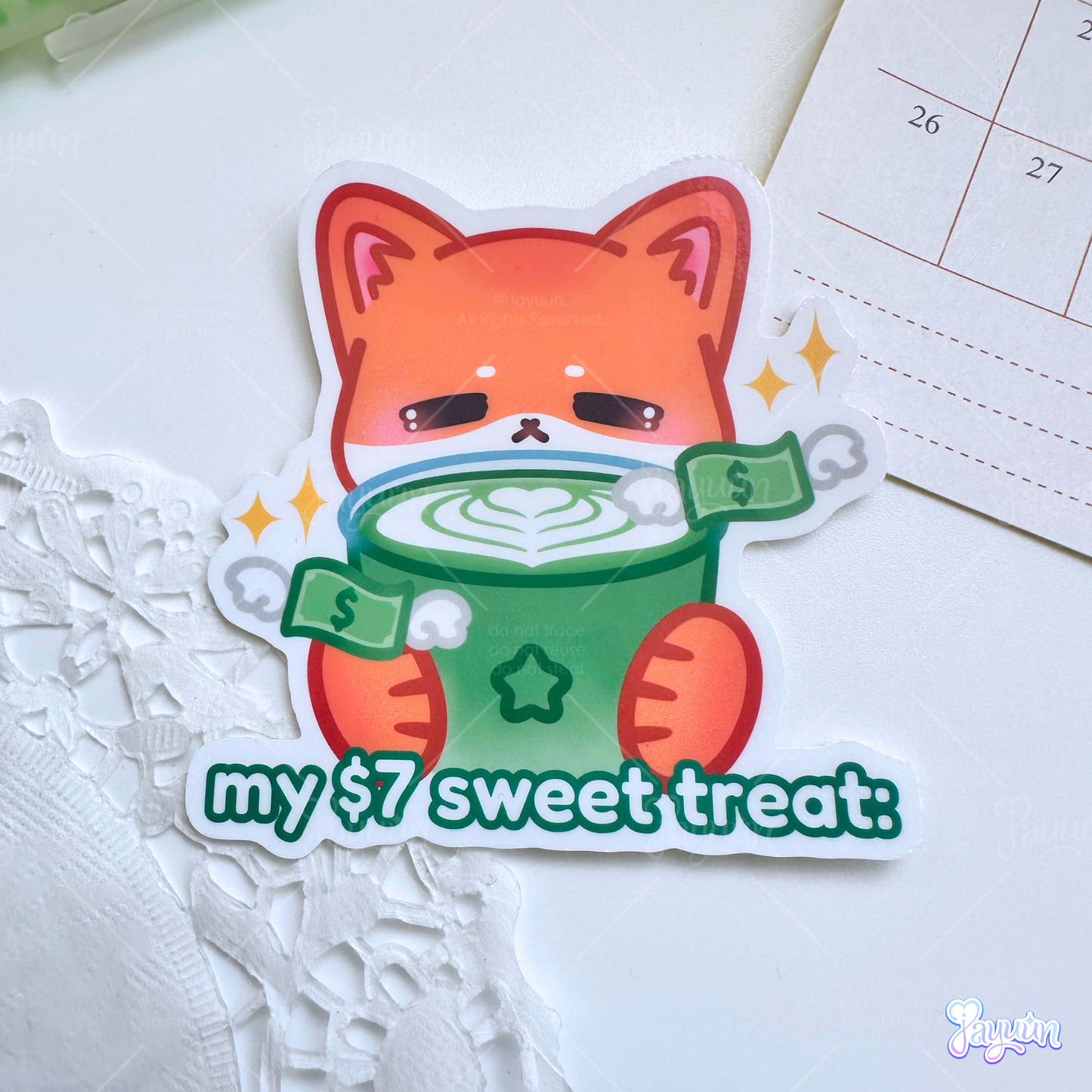 My $7 Sweet Treat Sticker