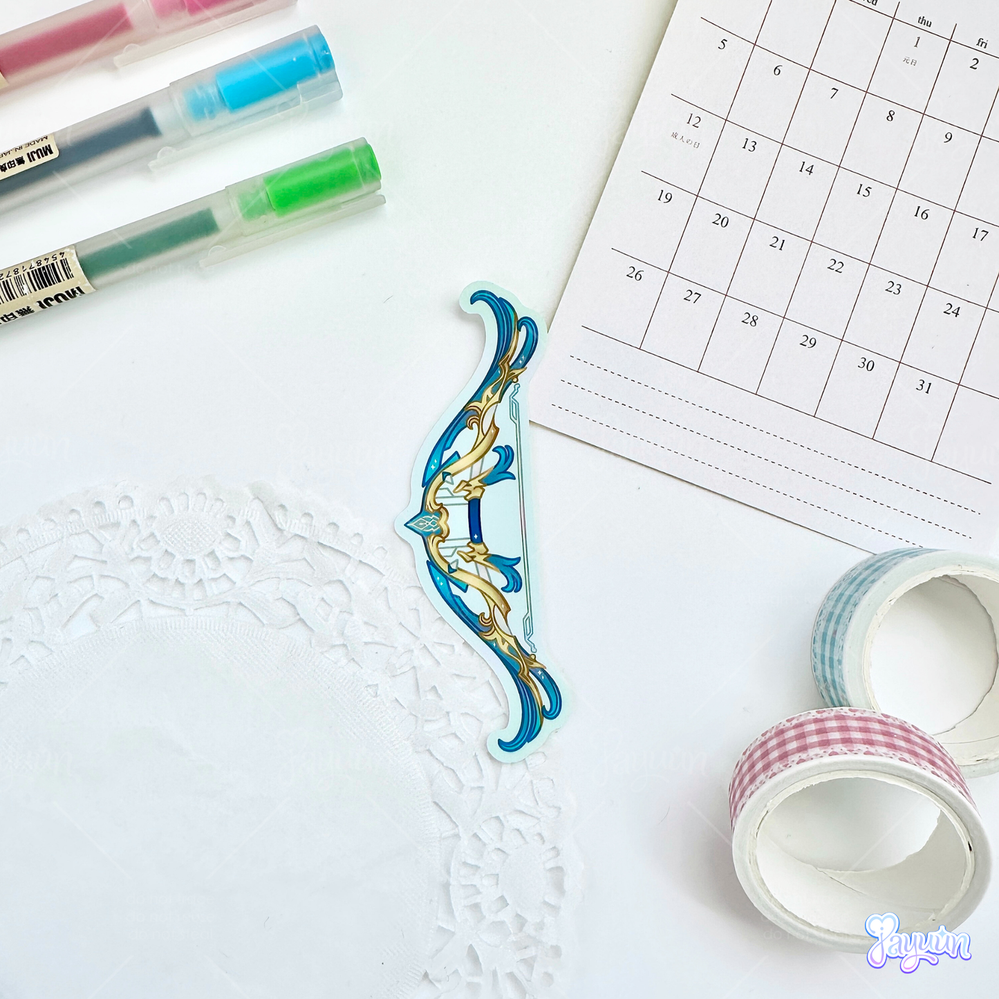 Mondstadt: 5-Star Character Weapon Stickers