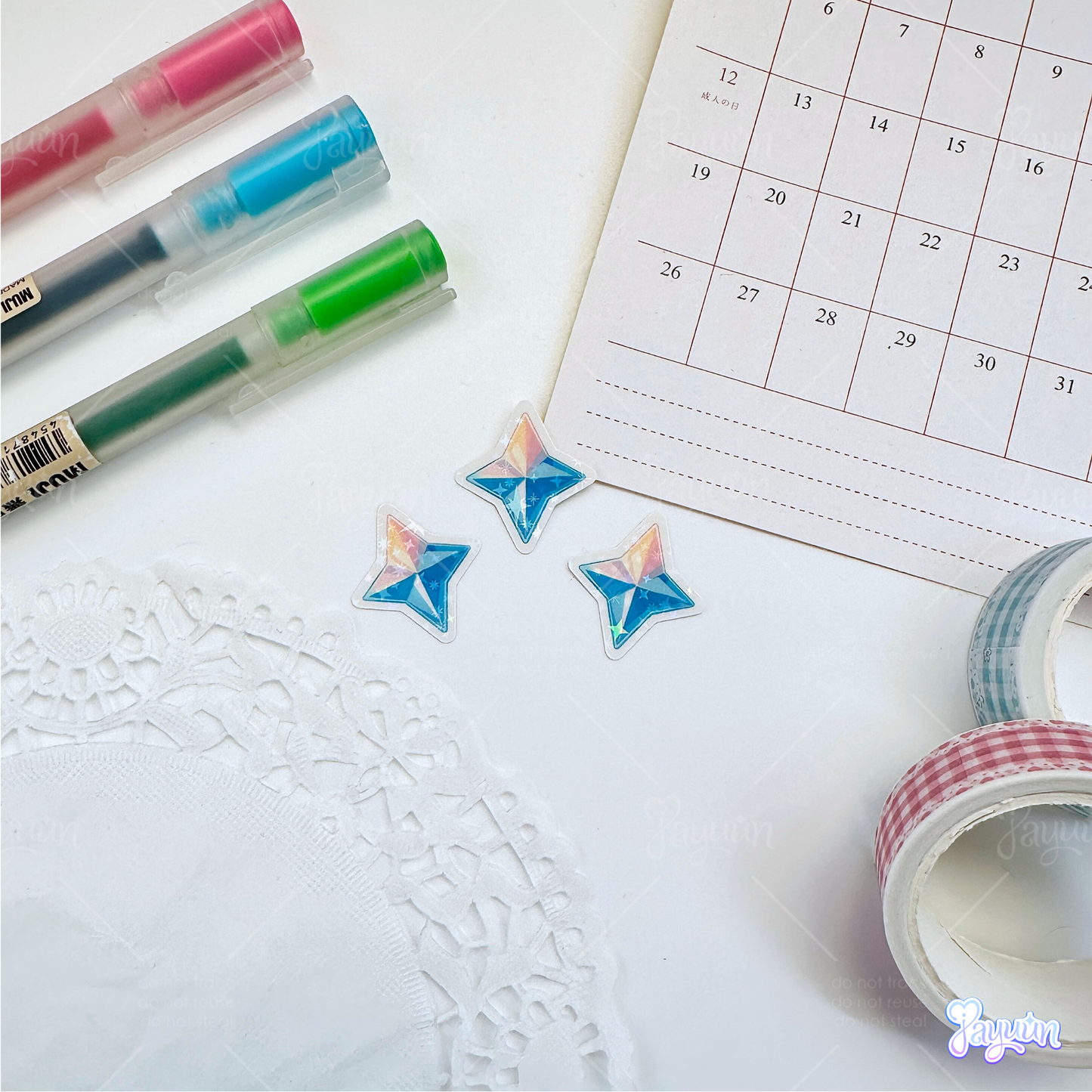 Primogem Holographic Sticker Flake Pack