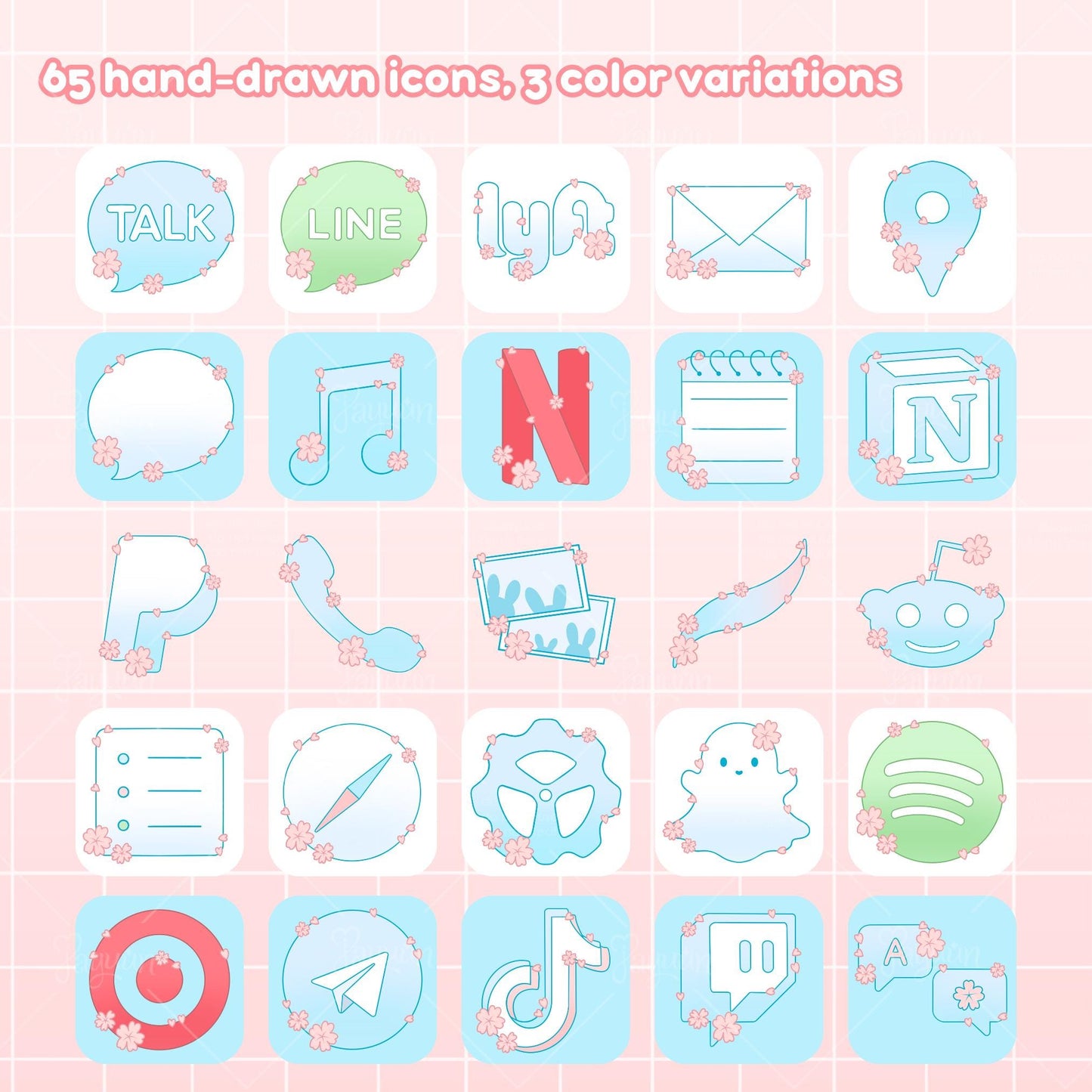 Sakura Spring App Icon Set & Wallpapers