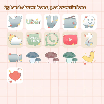 Autumn Breeze App Icon Set & Wallpapers