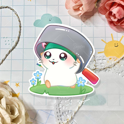 Hamtaro Cappy Sticker