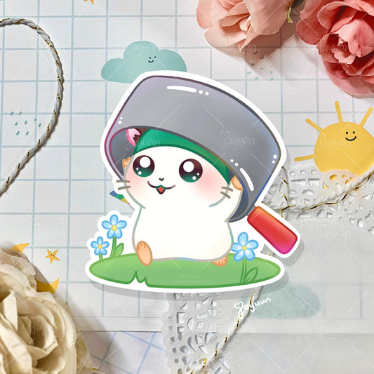 Hamtaro Cappy Sticker