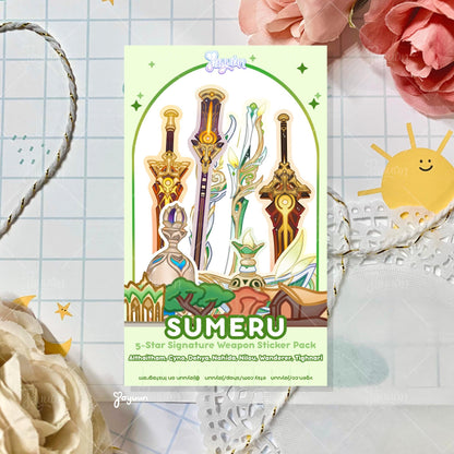 Sumeru: 5-Star Character Weapon Sticker Pack
