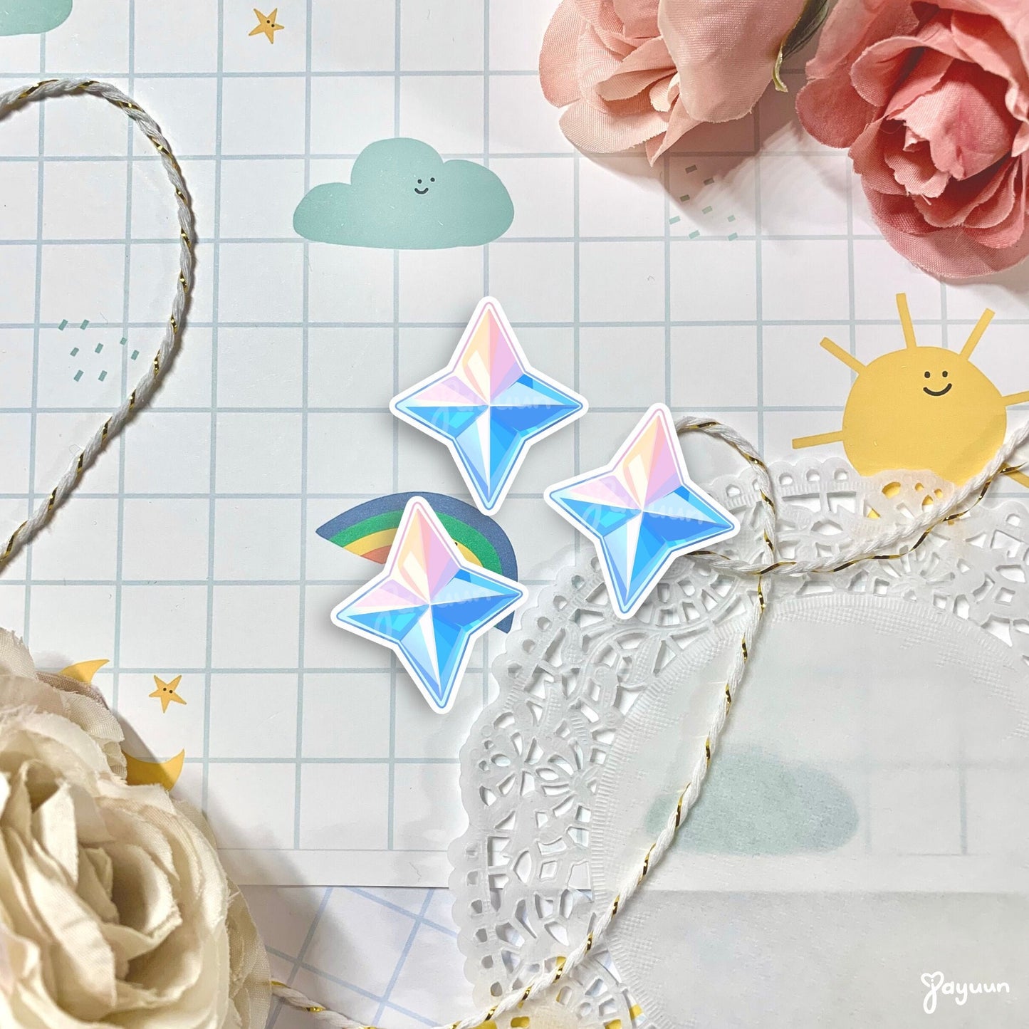 Primogem Holographic Sticker Flake Pack