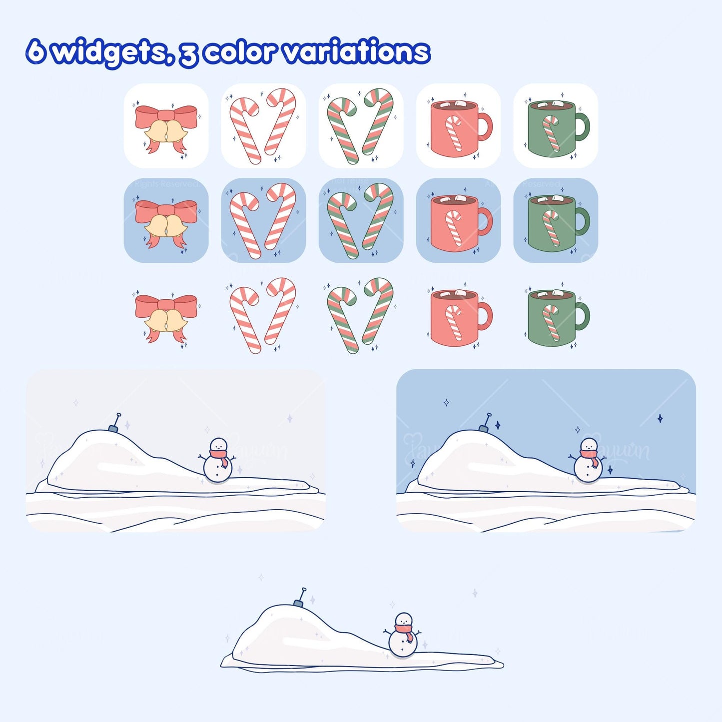 Winter Flurry App Icon Set & Wallpapers