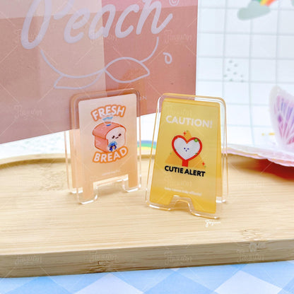 Standing Sign Acrylic Clips