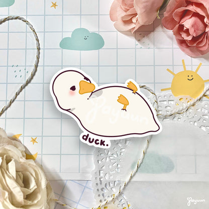 Duck. Sticker