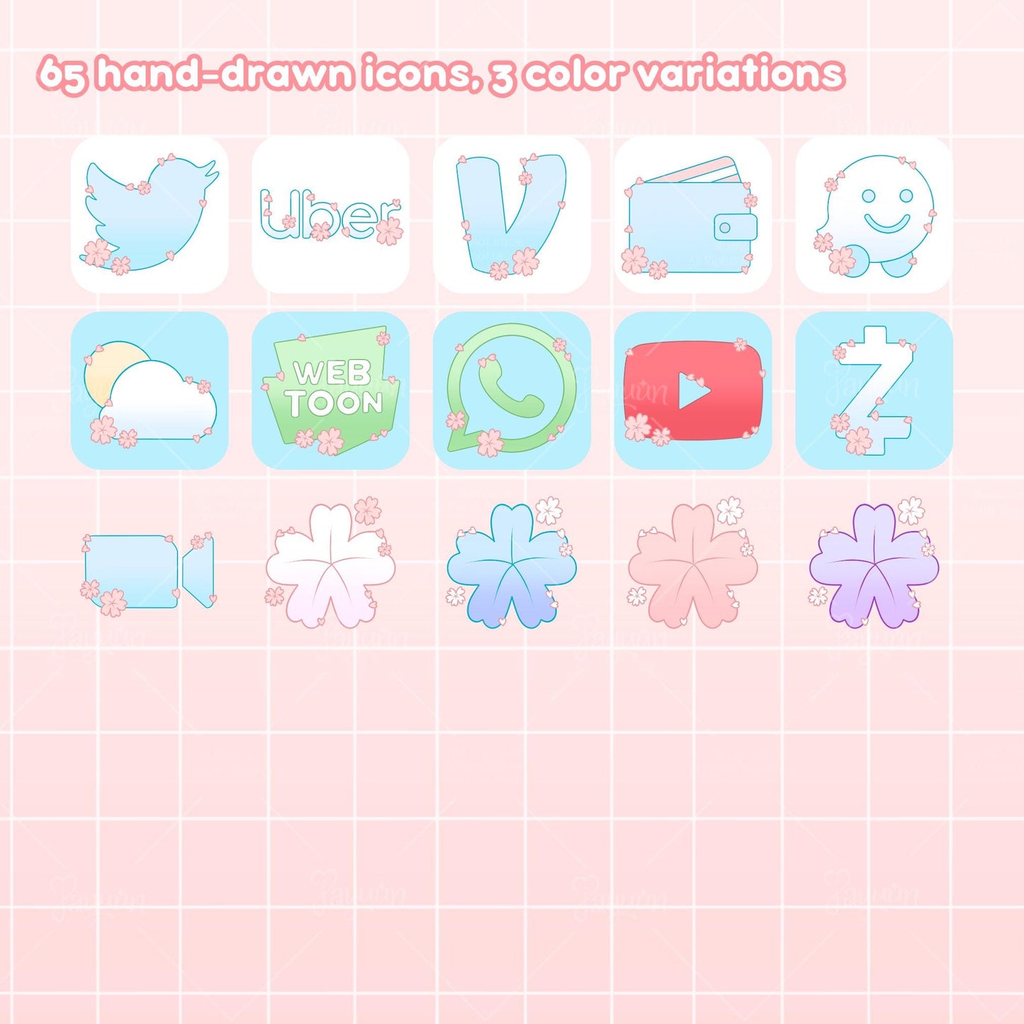 Sakura Spring App Icon Set & Wallpapers
