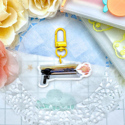 Solar Hand Cannon Acrylic Charm