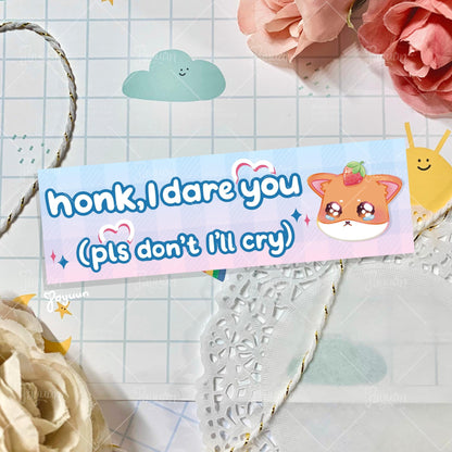 Honk Shiba Inu Bumper Sticker