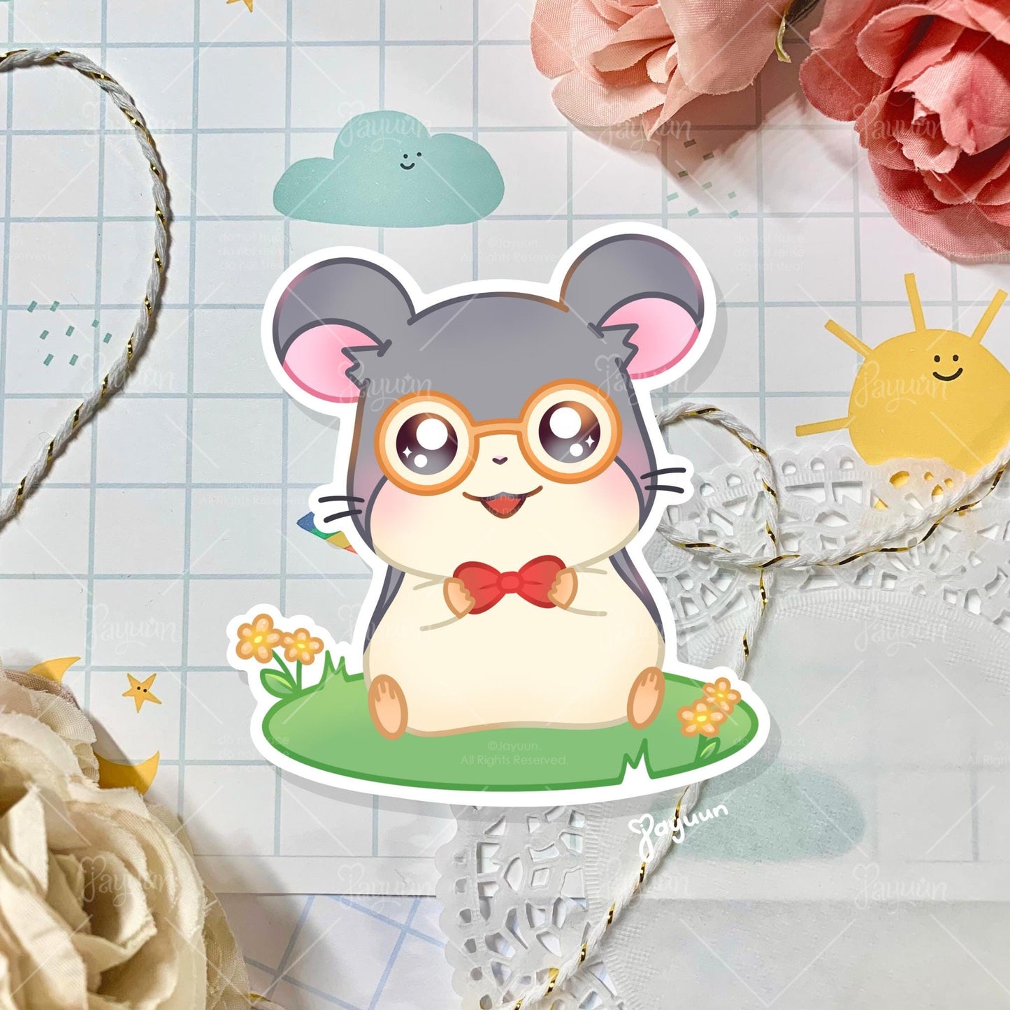 Hamtaro Dexter Sticker