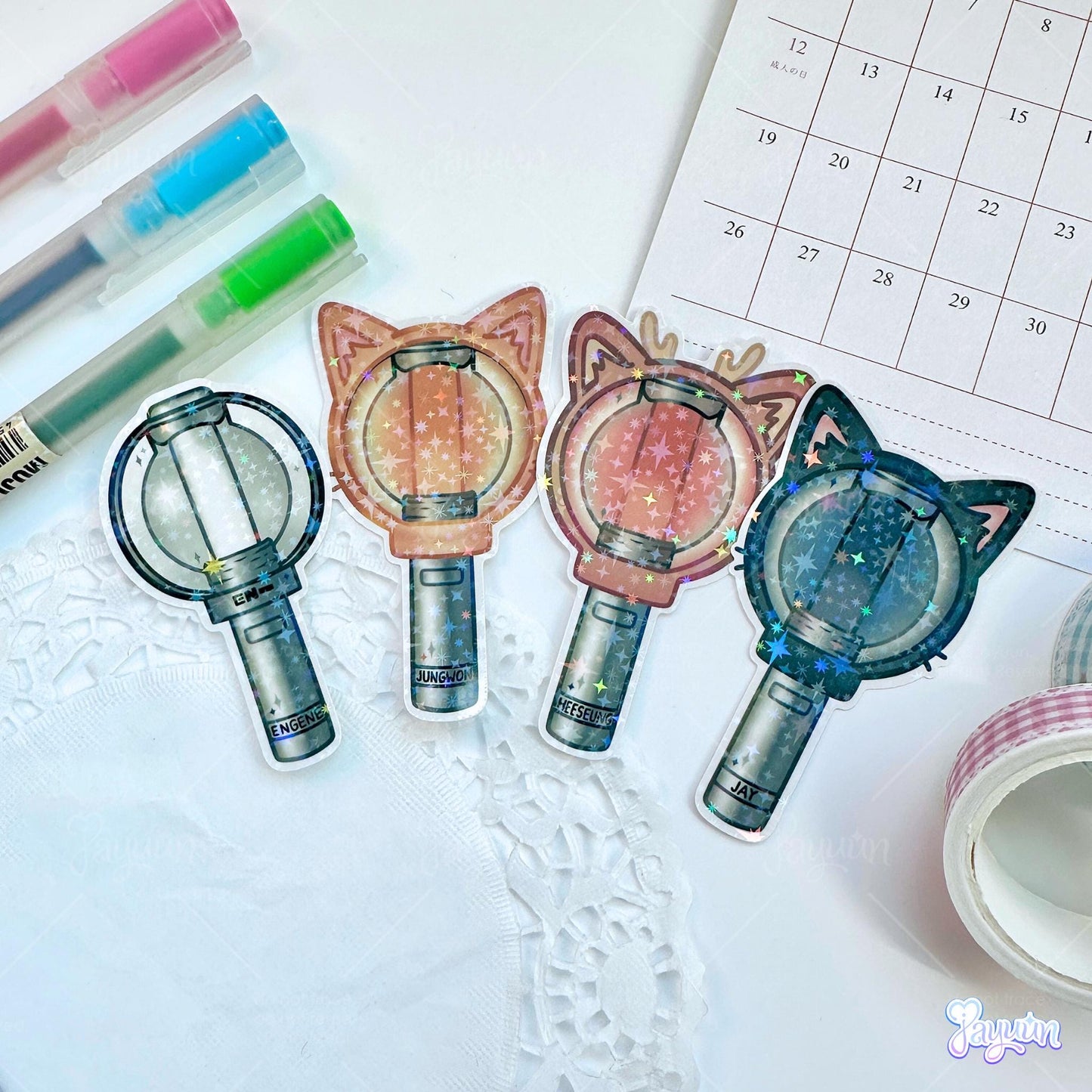 ENHYPEN Engenebong Holographic Stickers