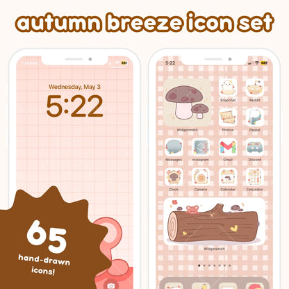 Autumn Breeze App Icon Set & Wallpapers