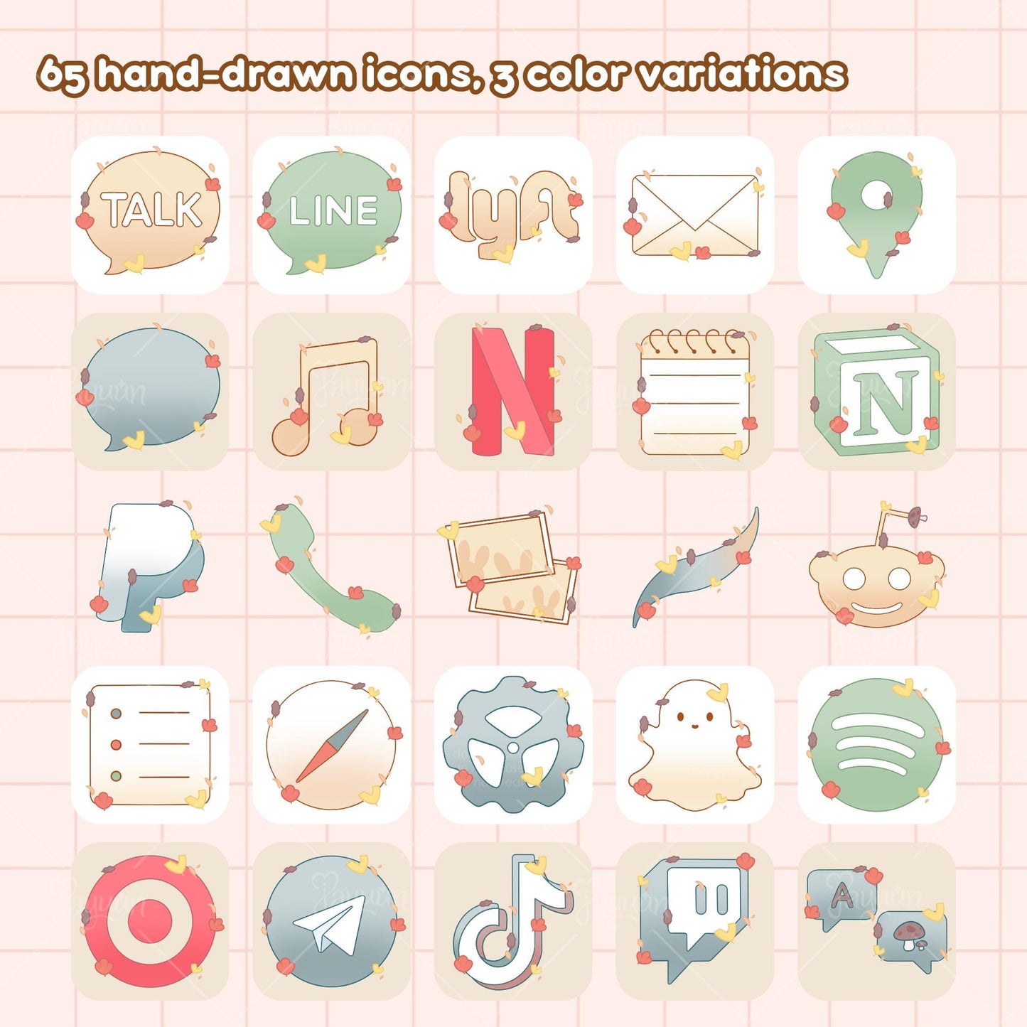 Autumn Breeze App Icon Set & Wallpapers