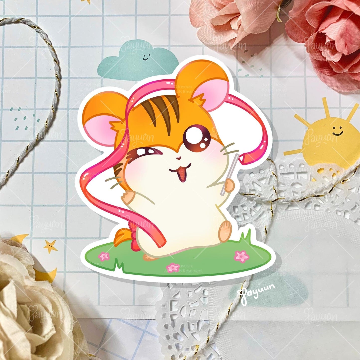 Hamtaro Sandy Sticker