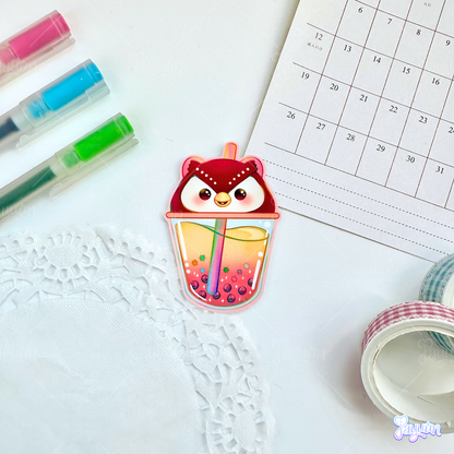 ACNH Siblings Boba Stickers