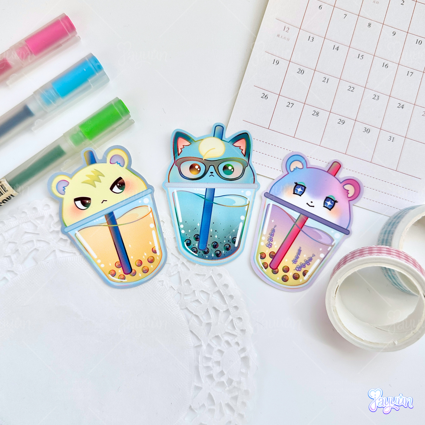 ACNH Popular Boba Stickers