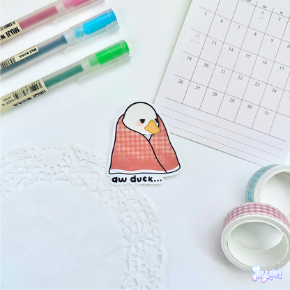 Aw Duck Sticker