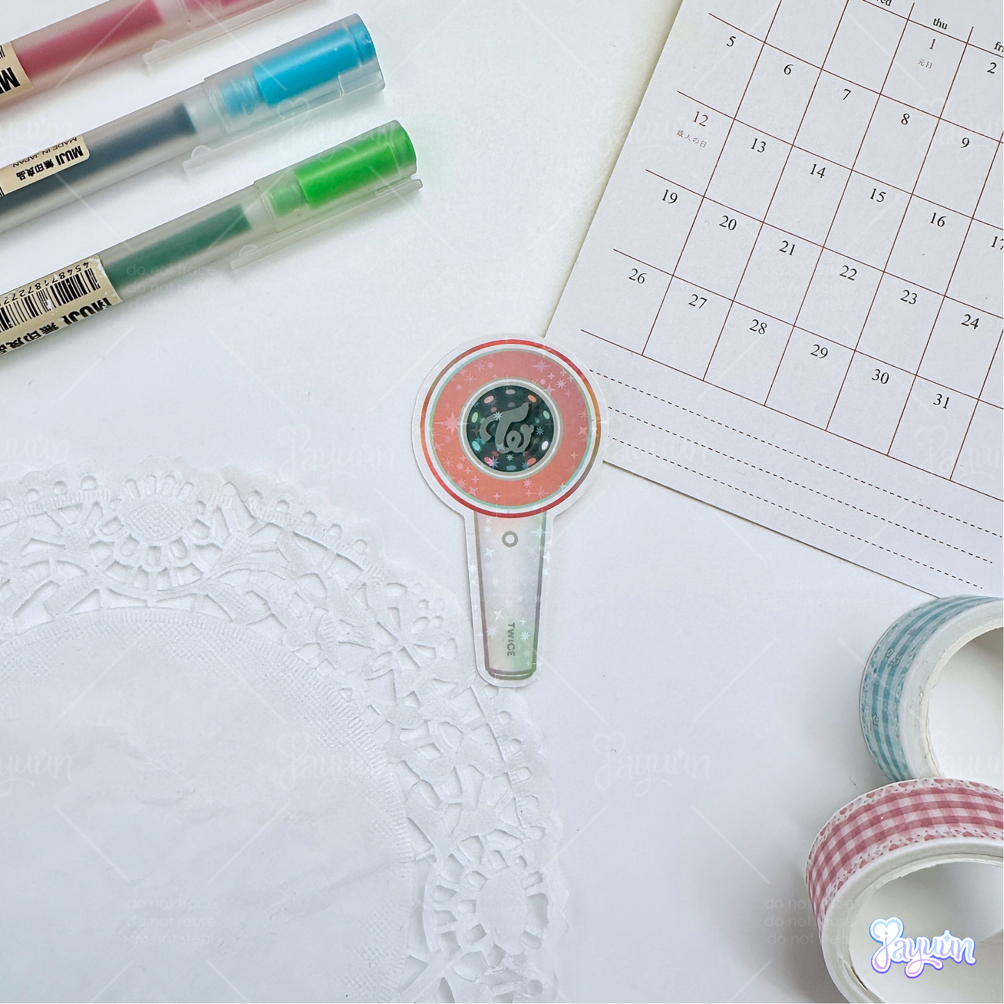 TWICE Candybong Holographic Stickers