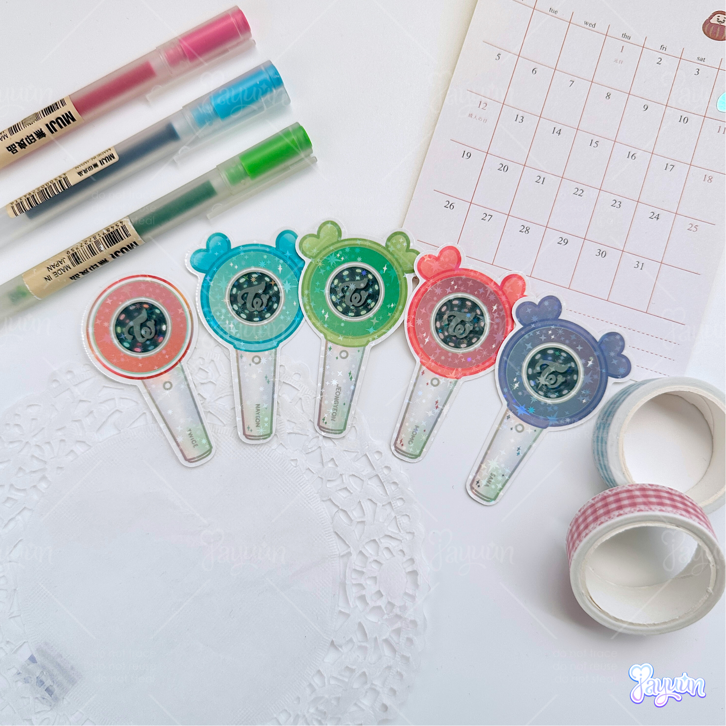 TWICE Candybong Holographic Stickers