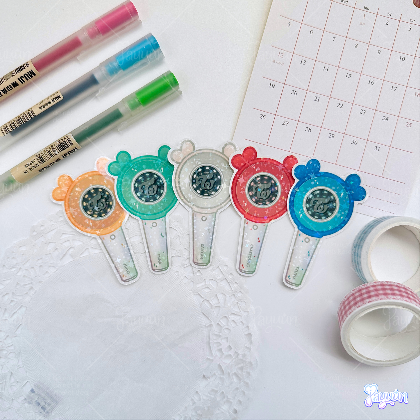 TWICE Candybong Holographic Stickers