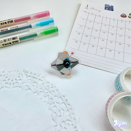 Ghost Shell Acrylic Pin