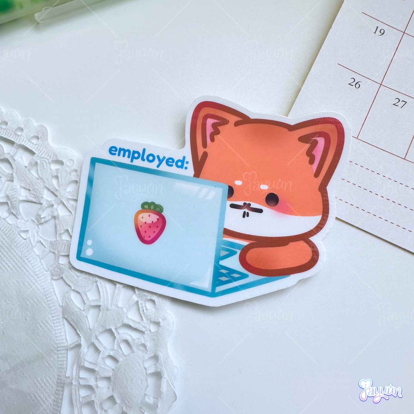 Unemployed Shiba Inu Stickers