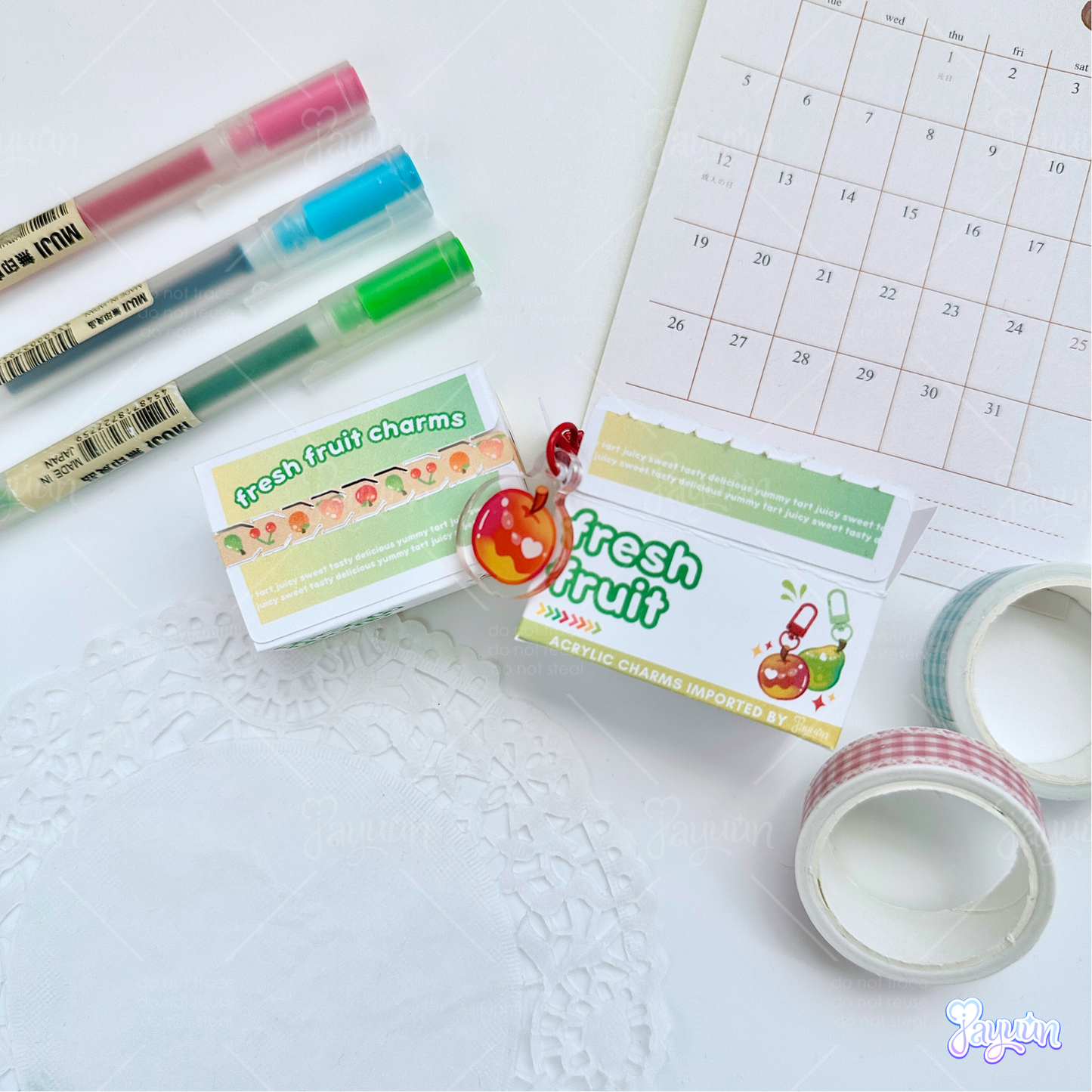 Fresh Fruit Acrylic Charm Blind Box