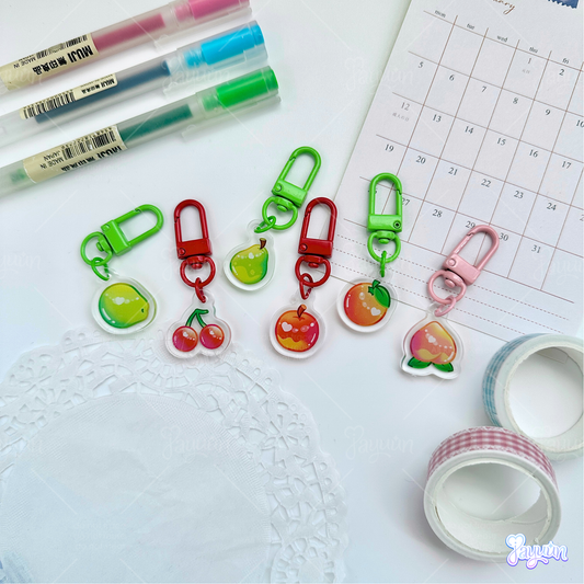 Fresh Fruit Acrylic Charms