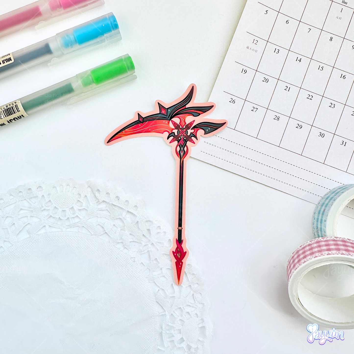 Fontaine: 5-Star Character Weapon Stickers