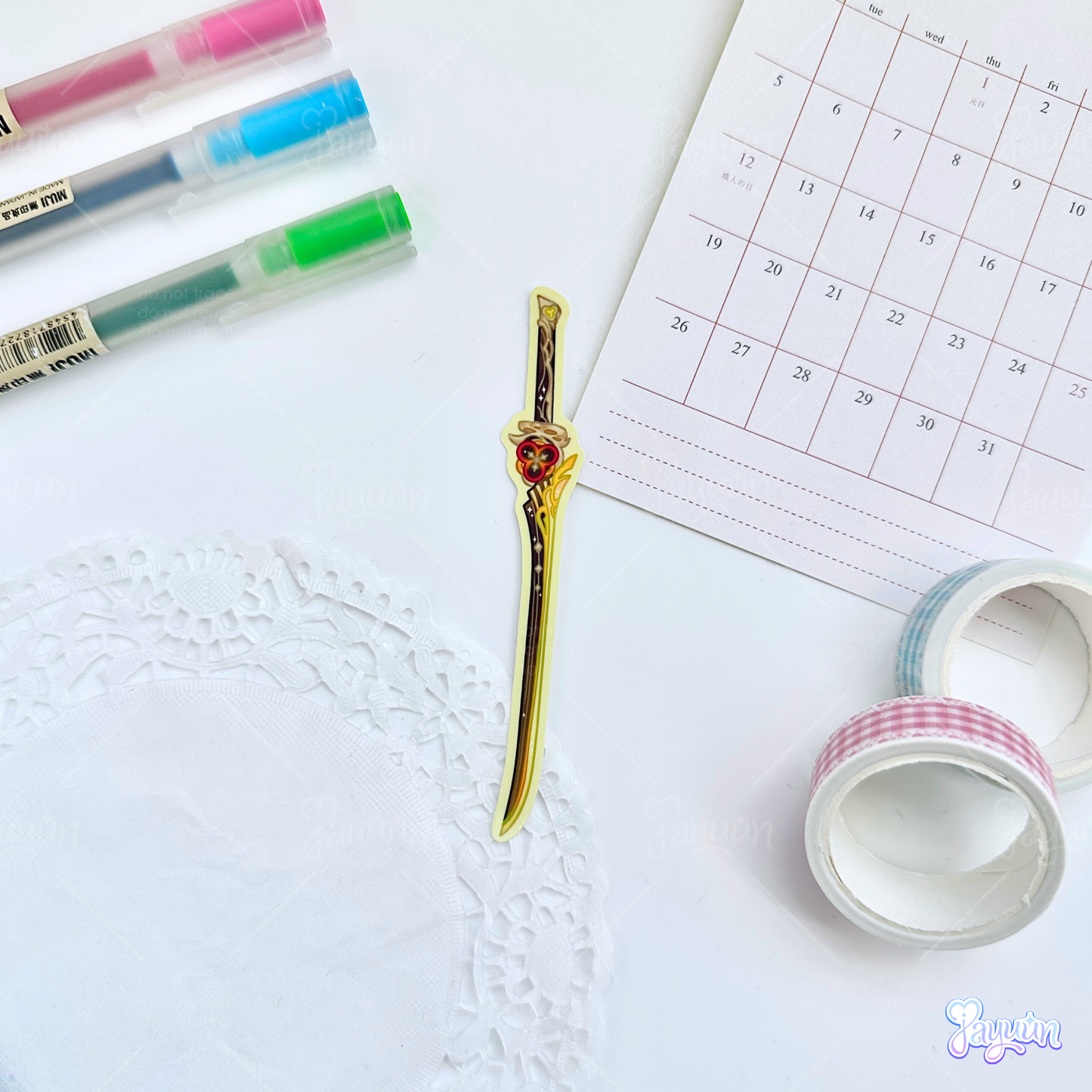 Fontaine: 5-Star Character Weapon Stickers