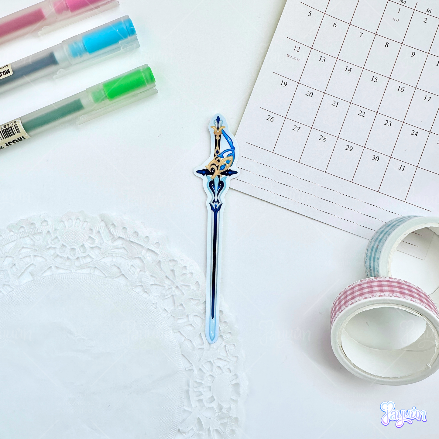 Fontaine: 5-Star Character Weapon Stickers