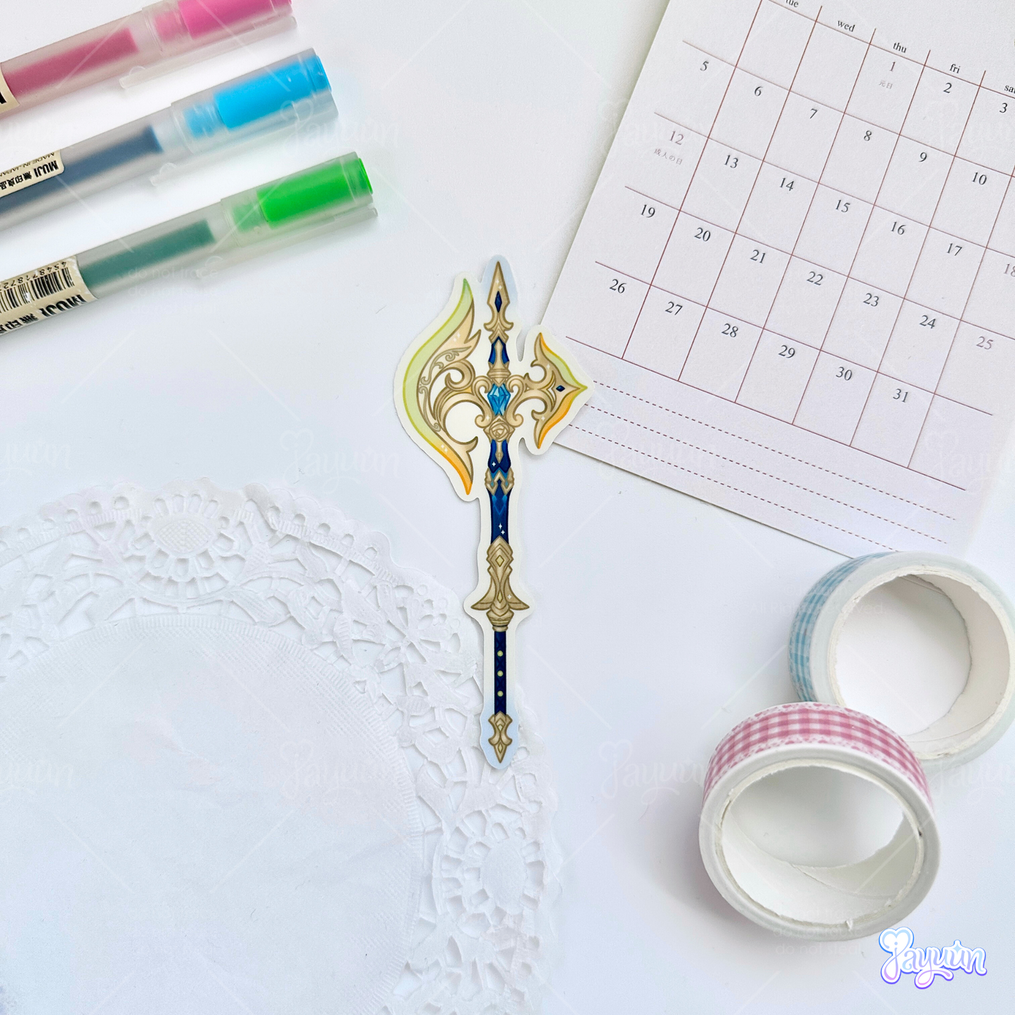 Fontaine: 5-Star Character Weapon Stickers