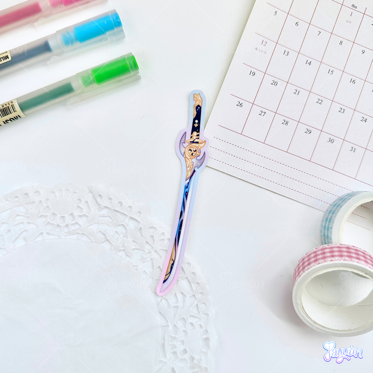 Inazuma: 5-Star Character Weapon Sticker Pack