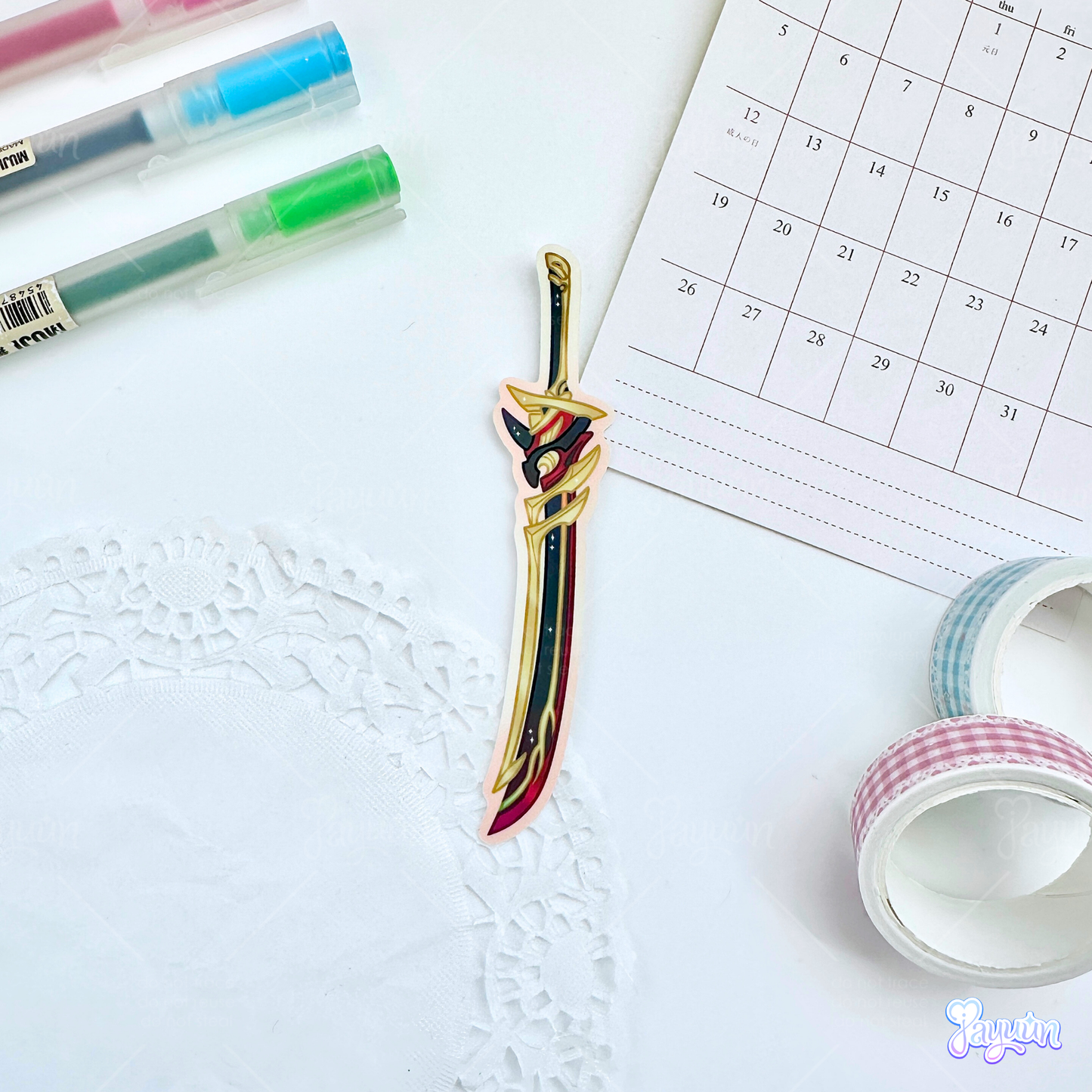 Inazuma: 5-Star Character Weapon Sticker Pack