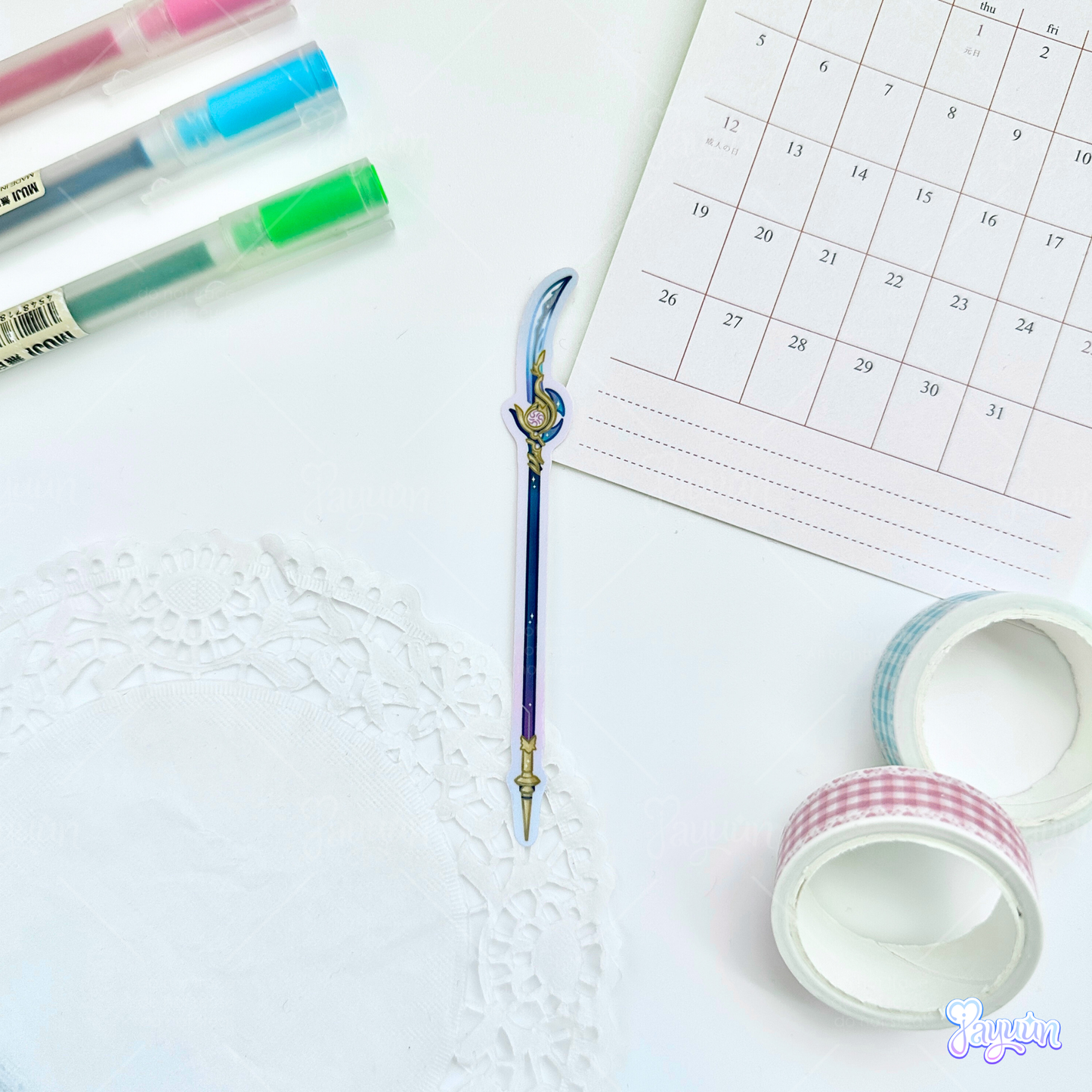 Inazuma: 5-Star Character Weapon Sticker Pack