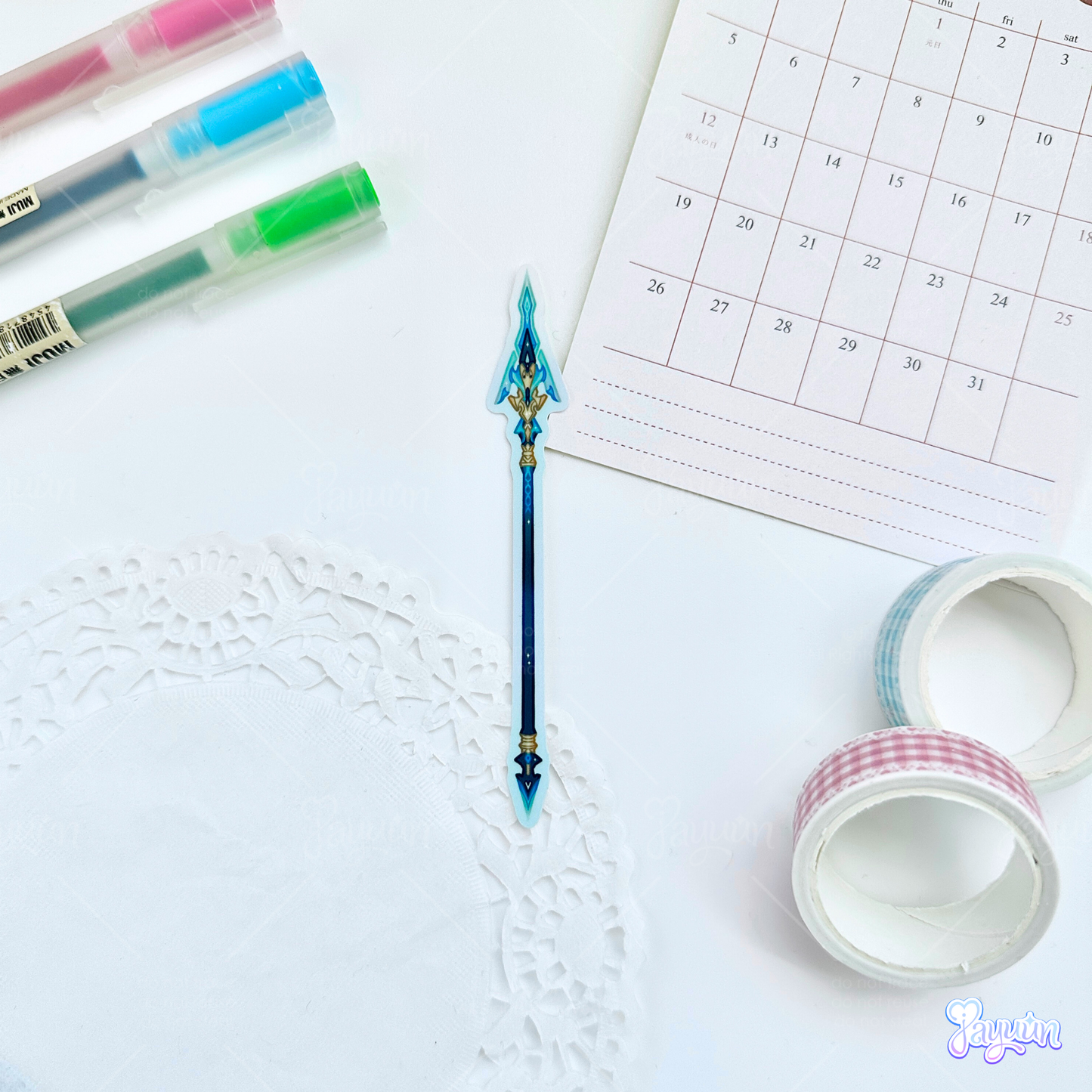 Liyue: 5-Star Character Weapon Sticker Pack