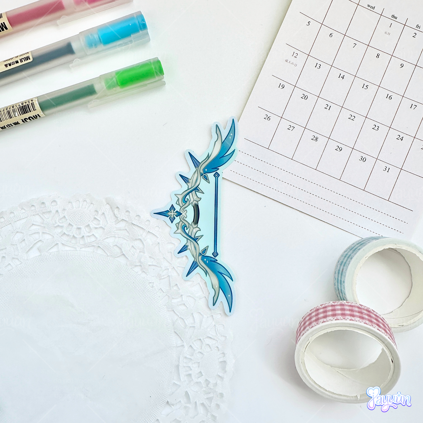 Liyue: 5-Star Character Weapon Sticker Pack