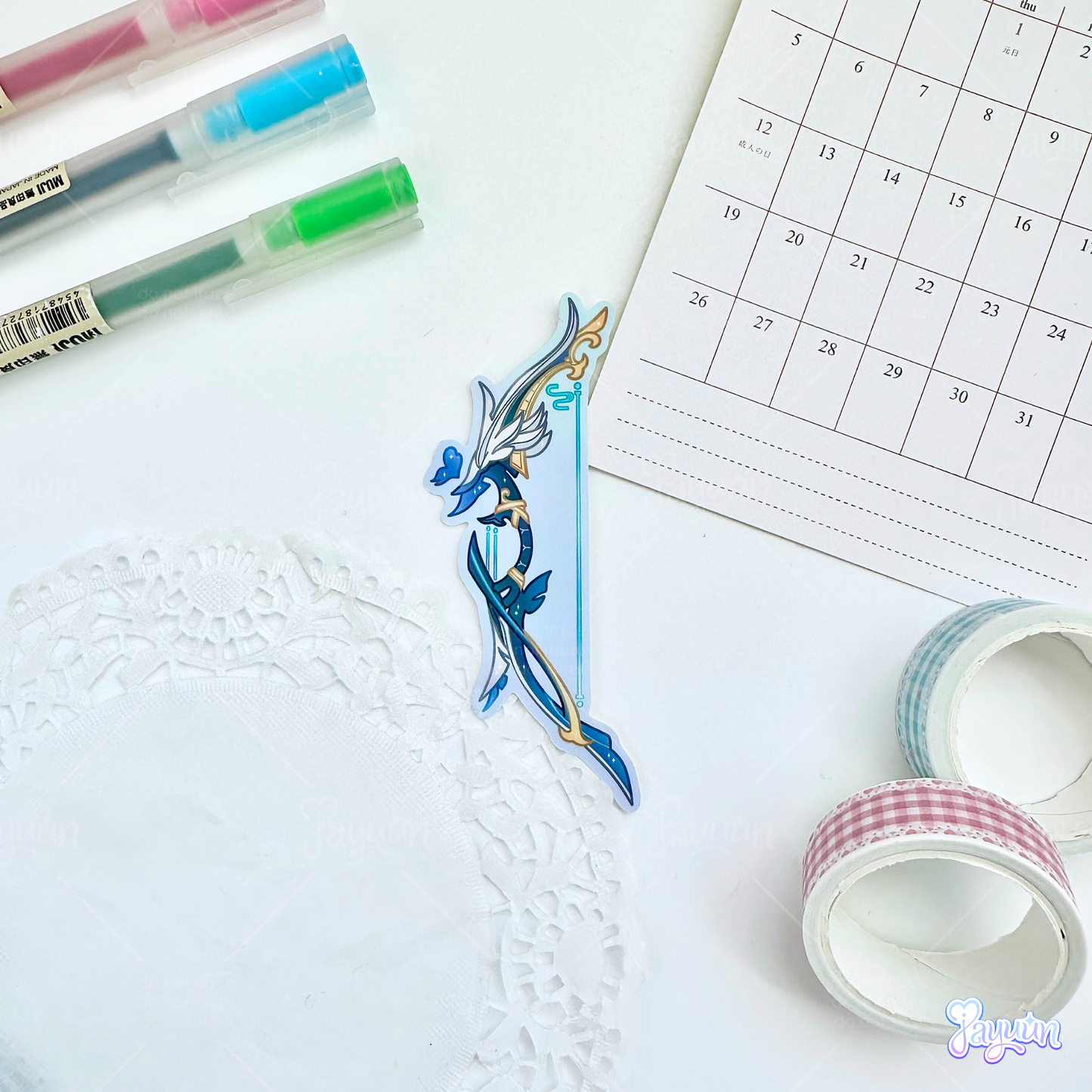 Liyue: 5-Star Character Weapon Sticker Pack