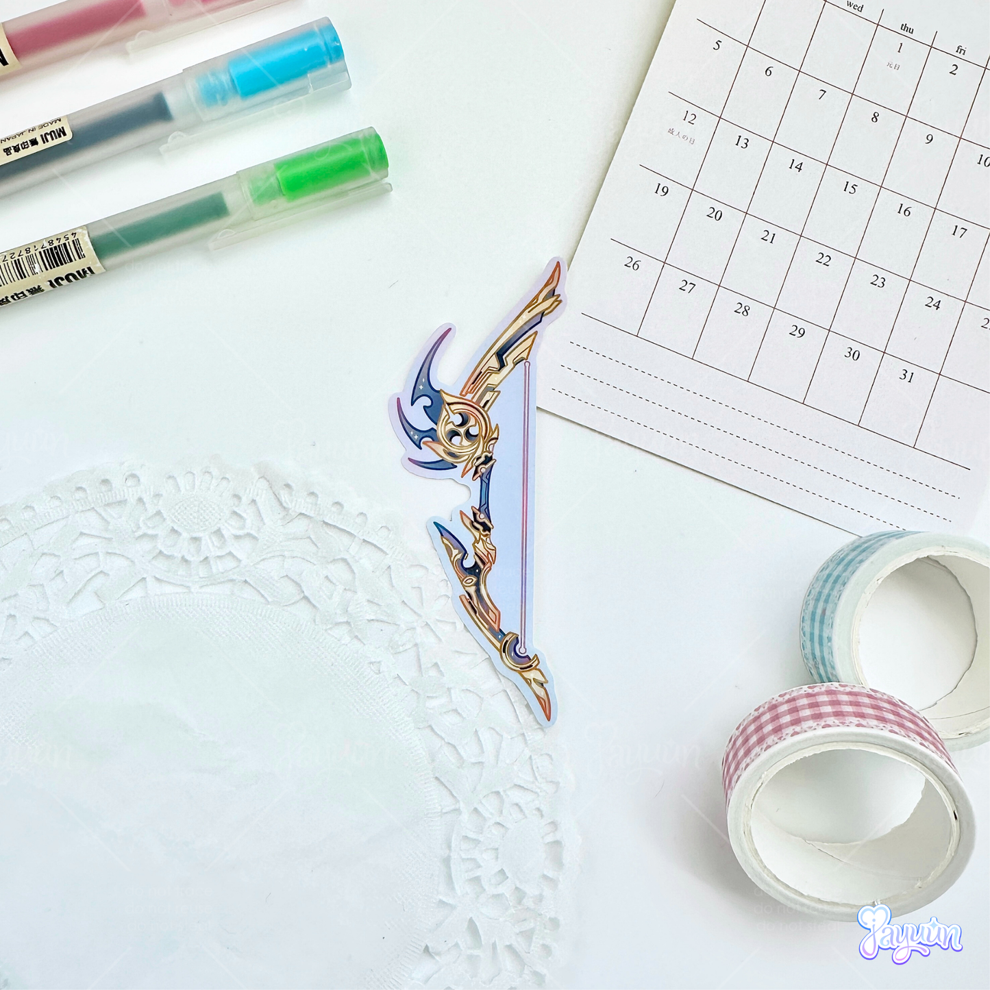 Liyue: 5-Star Character Weapon Sticker Pack