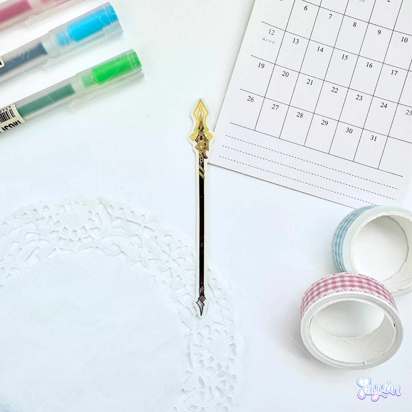 Liyue: 5-Star Character Weapon Sticker Pack