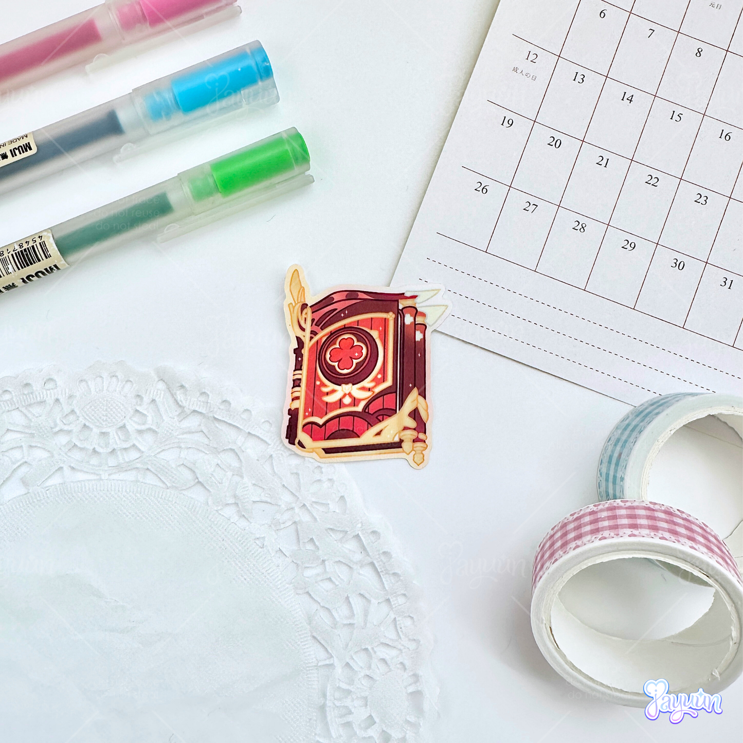 Mondstadt: 5-Star Character Weapon Sticker Pack