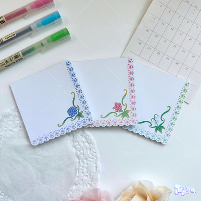 Lace Handkerchief Memo Pad