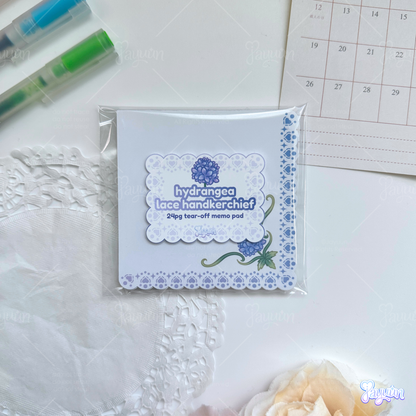 Lace Handkerchief Memo Pad