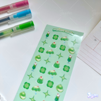 Melon Soda Sticker Sheets