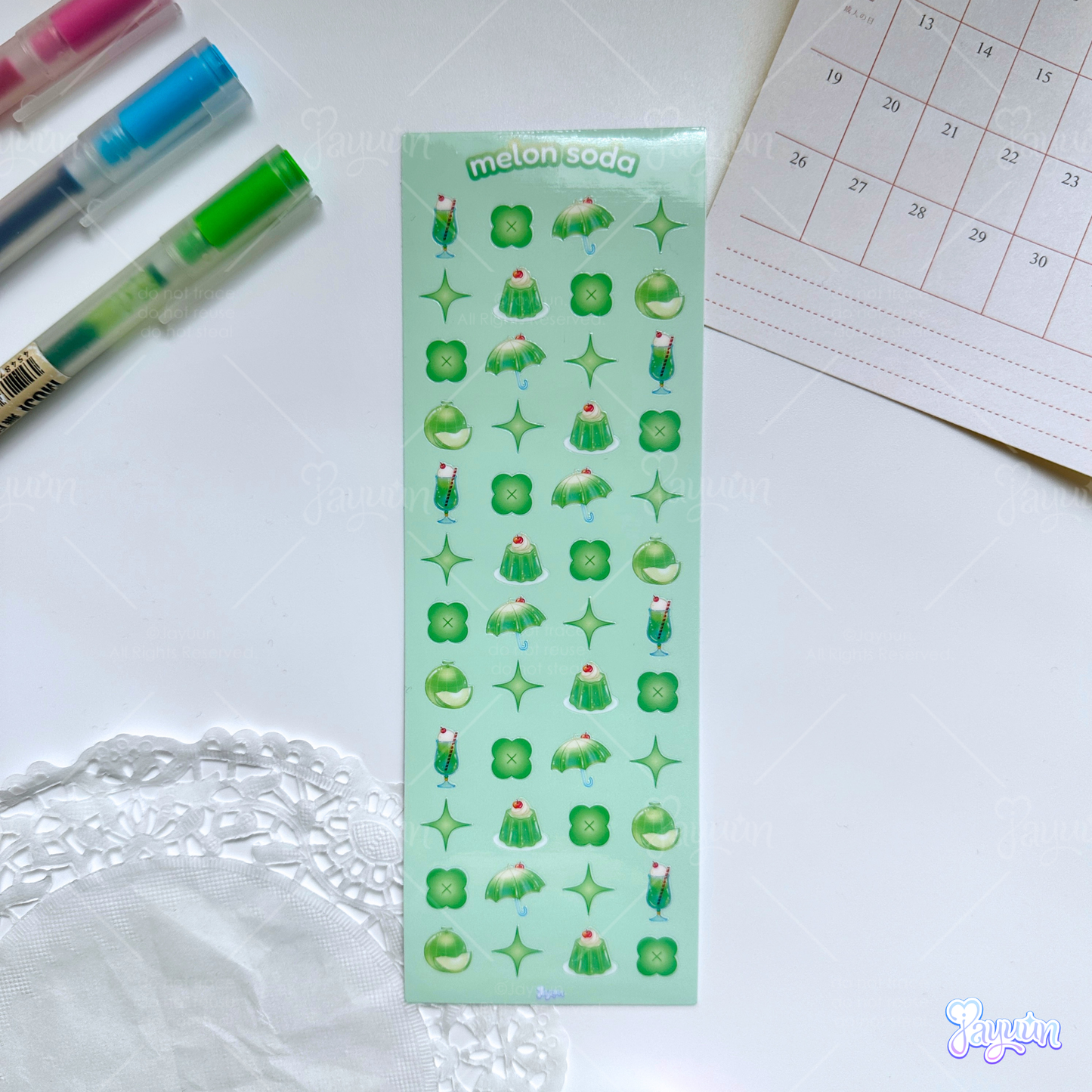 Melon Soda Sticker Sheets