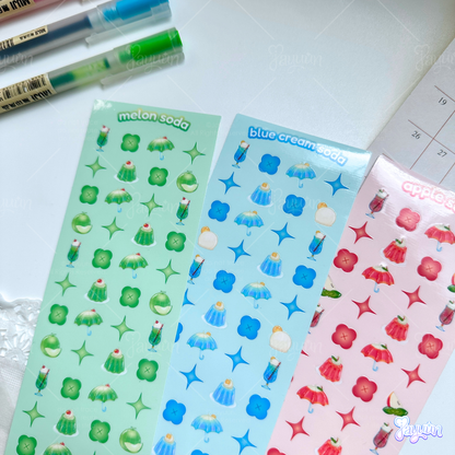 Melon Soda Sticker Sheets