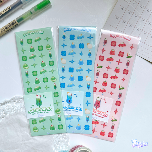 Melon Soda Sticker Sheets