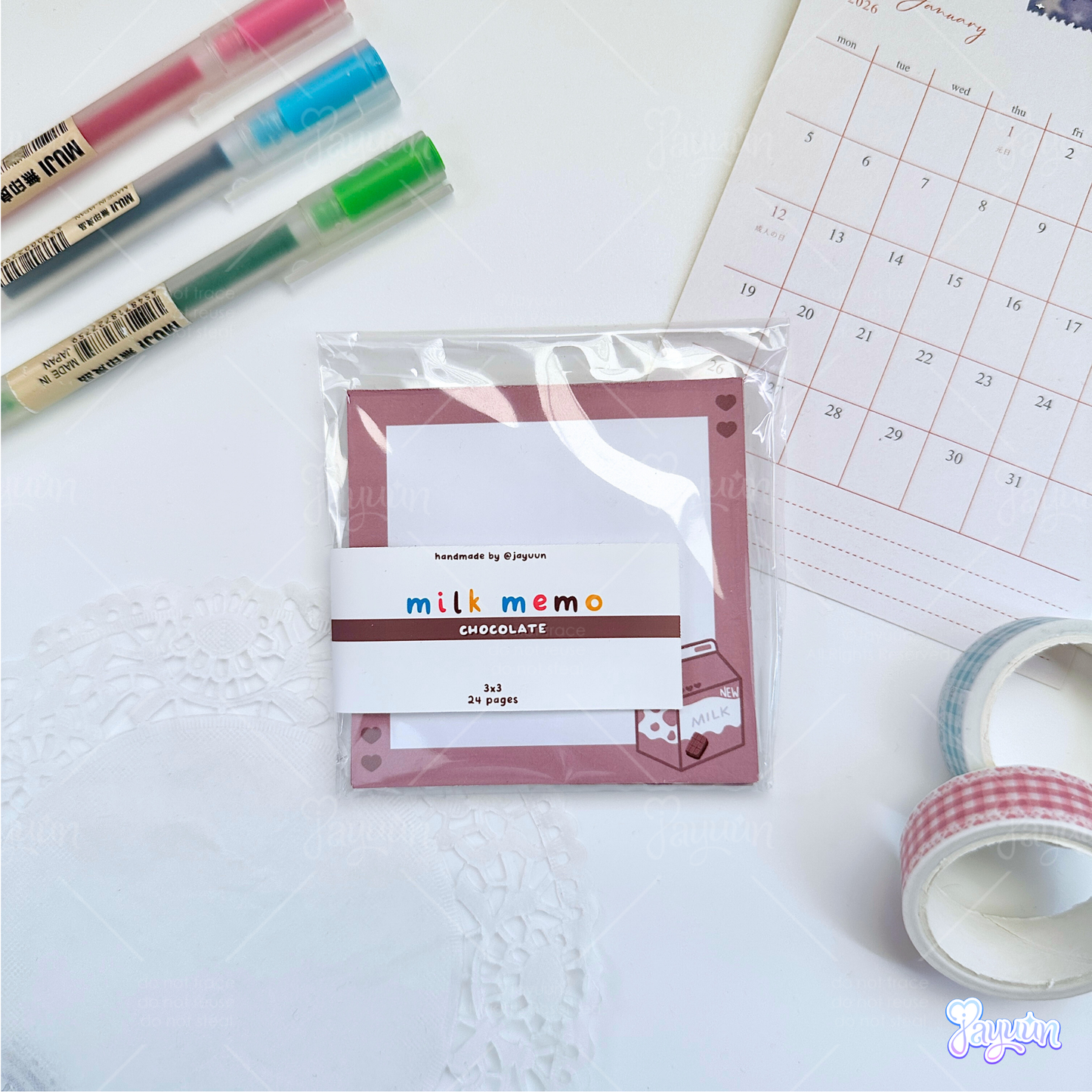 Milk Carton Memo Pads